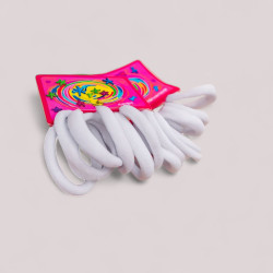 Medium White Hair Bands (Dozen)