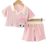 Girls Pink Summer Set with Bag