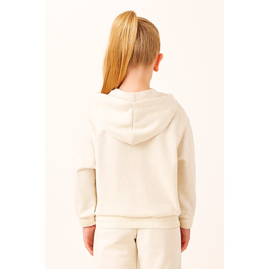Girls Hooded Paige Jacket with Zipper