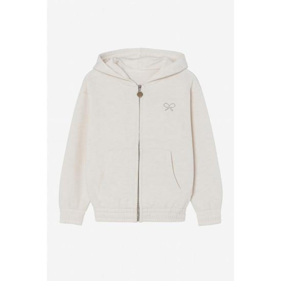 Girls Hooded Paige Jacket with Zipper