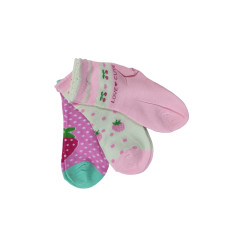 Girls Short Socks (3 Pairs)