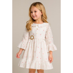 Elegant Long Sleeved Dantel Dress