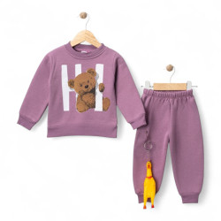 Teddy Bear Winter Set with Toy