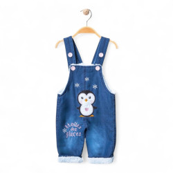 Little Pinguin Jeans Overall for Babygirls