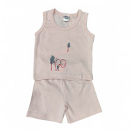 Baby Girls Sleeveless Pajama Set