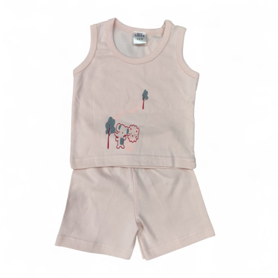 Baby Girls Sleeveless Pajama Set