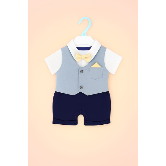 Blue Short Sleeve Boys Set