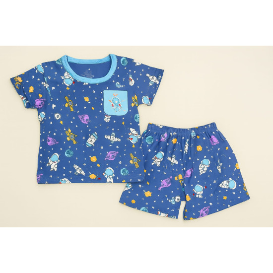 Short Sleeve Boys Pajama Set with Shorts