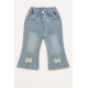 Girls Jeans Pants Light Blue Colored