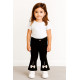 Girls Jeans Pants Black Colored
