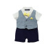 Blue Short Sleeve Boys Set