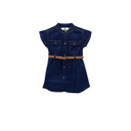 Girls Jeans Dress with Belt