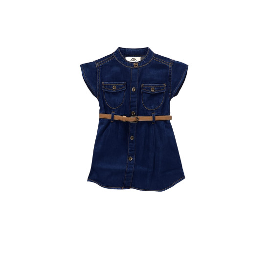 Girls Jeans Dress with Belt