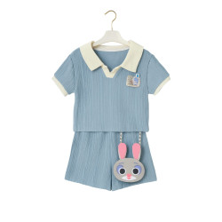 Girls Blue Summer Set with Bag